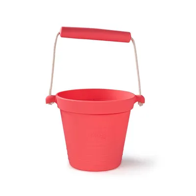 Obrázok produktu pre Bigjigs Toys Plážové vedierko tmavoružové