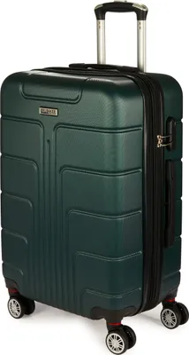 Produktbild von BRUBAKER Reisekoffer Miami - Erweiterbarer Hartschalen Rollkoffer mit Zahlenschloss und 4 Rollen - Trolley Koffer 43 x 66,5 x 28,5 cm, L, Dunkelgrün