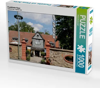 Produktbild von Calvendo Frankfurter Haus 1000 Teile Puzzle quer 640x480mm, Bodenstaff Petrus; 7359464