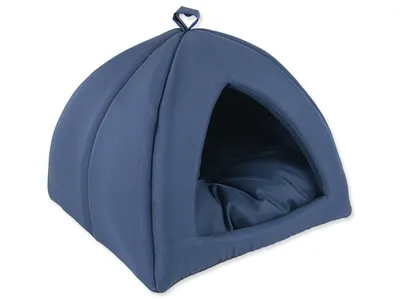 Produktbild von Dog Fantasy Basic Höhle dunkelblau 62x62x52cm