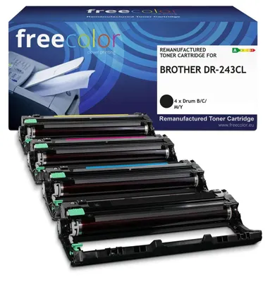 Produktbild von Freecolor K18951F7, 18000 Seiten, 18000 Seiten, Schwarz, Cyan, Magenta, Gelb, 4 Stück(e)