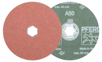Zdjęcie produktu dla PFERD 64190105, Tarcza szlifująca, Uniwersalne, Tritlenek diglinu, 12200 RPM, Okrągły, 12,5 cm