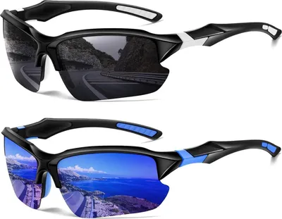Immagine prodotto di Occhiali sportivi uomini donne Occhiali da sole polarizzati UV400 per ciclismo pesca corsa