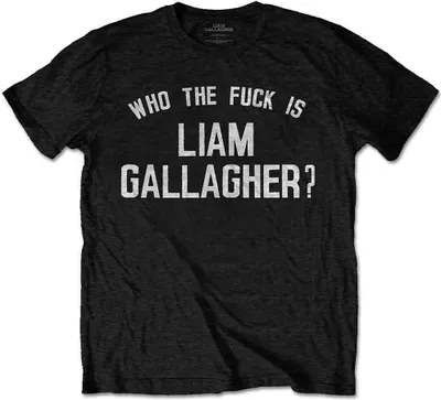 Immagine prodotto di Liam Gallagher - Who the fuck? Maglietta grande da uomo - Nero