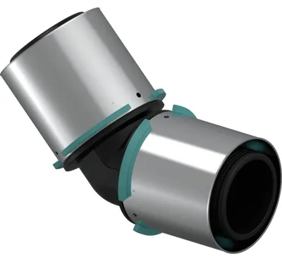 Produktbild von UPONOR S-Press Verbund, Winkel 45°, PPSU, 63-63, 1 Stk.