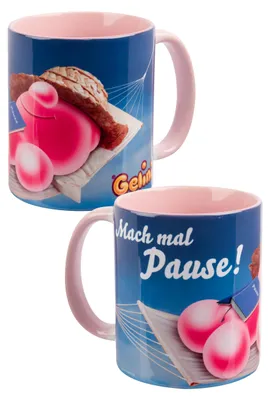Produktbild von Gelini Tasse - Pause - Kaffeetasse Becher Kaffeebecher aus Keramik 320 ml