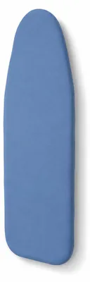 Bügelbrettbezug 124x45 cm, blau, mit elastischem Rand und Filzpolsterung