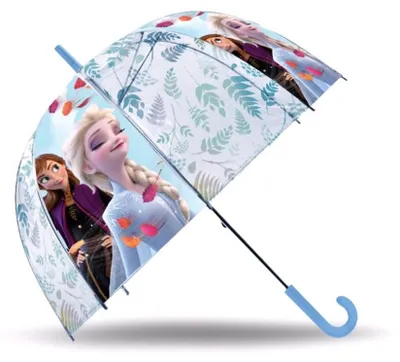 Produktbild von kinderschirme Frozen 2 PVC 45 cm blau/weiß