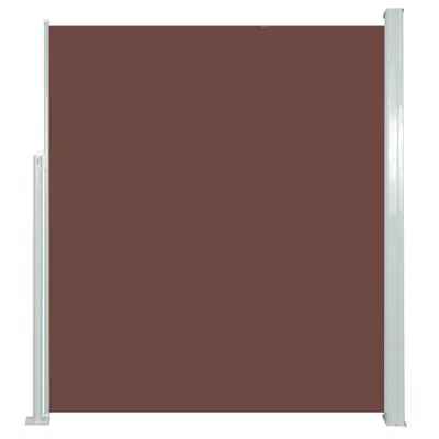 Image de Auvent latéral rétractable 160 x 500 cm Marron