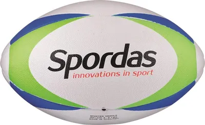 Produktbild von Spordas Rugbyball Max Super Grip farbenfrohes Trainingsspielzeug