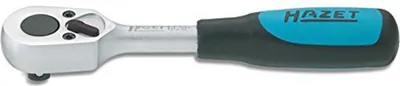 Image de Clé à cliquet réversible Hazet 863P - Tige carrée pleine de 6,3 mm (1/4 pouce) | 863P