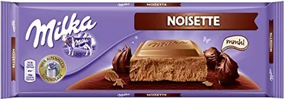 Produktbild von Milka Noisette Tafelschokolade aus Alpenmilchschokolade 300g 5er Pack