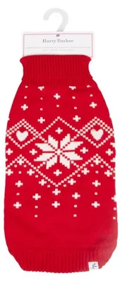 Produktbild von PAW Sweater rote Schneeflocke XL