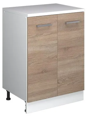Obrázek produktu pro Kuchyňská skříňka pod šikmou střechu Vicco R-Line Sonoma 60 cm bez šikminy se 2 dveřmi, Model 61780