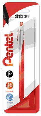 Zdjęcie produktu dla Pióro kulkowe 0,7 mm, EnerGel BL437 czerwony 1 szt.