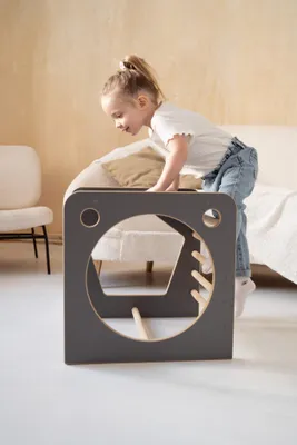 Produktbild von Montessori Kletterwürfel - grau