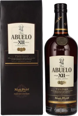 Produktbild von Abuelo 12 Years Two Oaks Rum 40% Vol. 0,7l in Geschenkbox