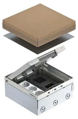 Obrázok produktu pre OBO Bettermann UDHOME4 2V V Steckdose Typ C (Euro-Stecker) Edelstahl (7427200)