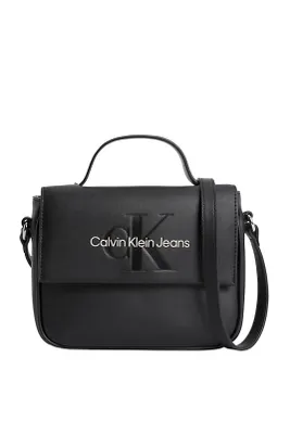 Produktbild von CK CALVIN KLEIN JEANS Damenhandtasche und Umhängetasche Artikel K60K610829 – cm.20 x cm.16 x cm.4 (ungefähr), UNICA - ONE SIZE, Poliuretano 100%