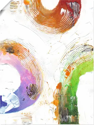 Produktbild von ARTland Poster Die Kreise eines Lebens Größe: 90x120 cm