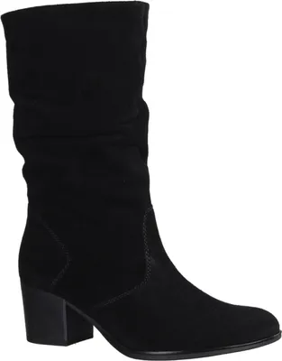 Produktbild von Gabor Comfort 52894-47 Damenstiefelette, Schwarz, Leder, - Damenschuhe Modische Stiefelette / Boots, Schwarz, leder (dreamvelour), absatzhöhe: 55 mm