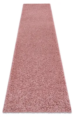 Image de Tapis, le tapis de couloir SOFFI shaggy 5cm rose - pour la cuisine, l'antichambre, le couloir rose 60x200 cm