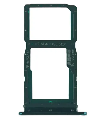 Produktbild von Huawei P Smart Z Sim Karten Halter Tray Fach, Grün