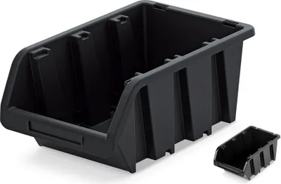 Zdjęcie produktu dla Prosperplast®, Kuweta, KTR12-S411, Czarny, Kuweta Pojemnik Organizer