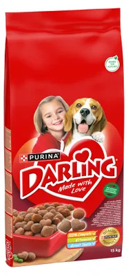 Obrázek produktu pro Purina Darling, Dospělý jedinec, Jakékoli plemeno, Hovězí, Zeleninová, 15 kg