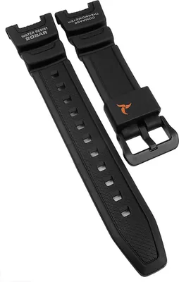 Produktbild von Casio Collection Uhrenarmband 10500872 schwarz Resin SGW-100-2B