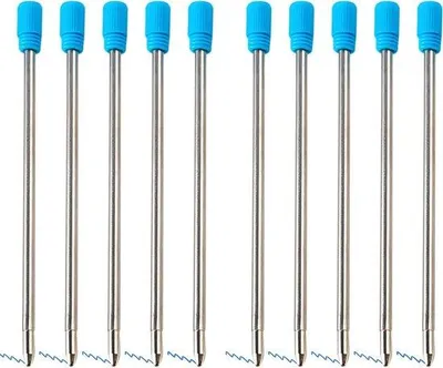 Productafbeelding van Metalen penvullingen, 20 stuks, medium, zwart/blauw