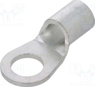 Immagine prodotto di 5 connettori a crimpare: ad anello M6, per cavi isolati GS6-10 con sezione da 6 a 10 mm². (non isolati)