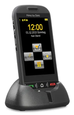 Produktbild von Doro 571 Primo, 8,89 cm (3.5"), 320 x 480 Pixel, TFT, MicroSD (TransFlash), 32 GB, 2 MP