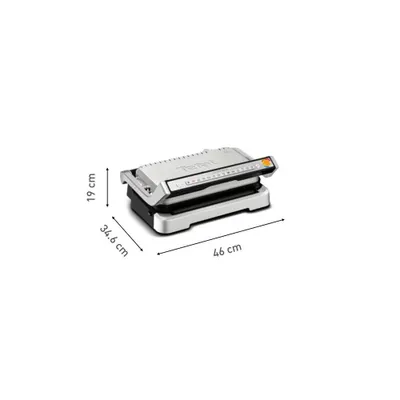 Produktbild von Tefal Optigrill GC784D30 Elektrogrill Edelstahl XL 4in1 Grill- & Ofenfunktion Misst Dicke und passt Garzeit an 12 Programme