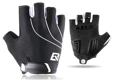 Image de Gants de vélo Rockbros FF Line S107-1 noirs, taille L
