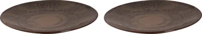 Produktbild von Palmer Victory, Teller flach, Ø 27 cm, 2 Stück, braun Steinzeug