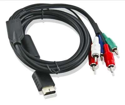 Produktbild von Komponent Kabel / Component Cable für PS2 und PS3 Kabellänge 1,40 m
