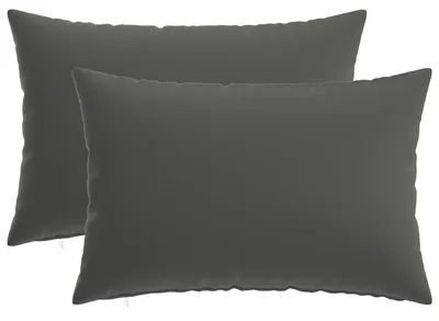 Immagine prodotto di vidaXL, 2 federe per cuscini, HEERLEN, antracite, 30 x 50 cm, poliestere