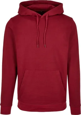 Produktbild von Build Your Brand Basic BB001 | Basic Hoody Herren Kängurutasche - Farbe: Burgundy - Größe: XXL