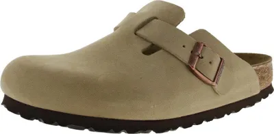 Produktbild von Birkenstock Boston Clogs Leder Softfußbett schmale Form mit Schnallen Größe 43