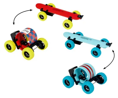 Produktbild von Skateboard-Schnapparmband - Bunte Geschenke (einzeln)