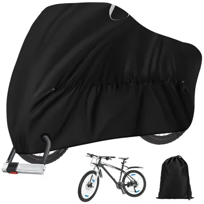 Image de Housse de vélo imperméable, tissu Oxford 210D, taille XXL, 200x110x90 cm, protection UV