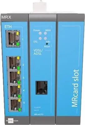 Immagine prodotto di Insys Microelectronics MRX3 DSL-B router cablato Fast Ethernet Blu, Grigio