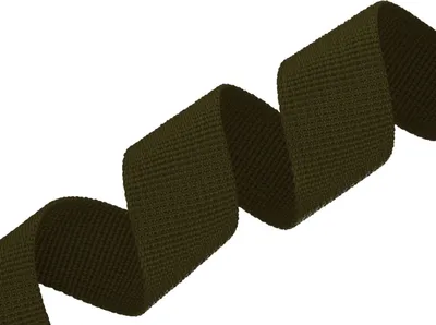 Obrázek produktu pro Popruh polyesterový 20mm khaki, galanterie, metráž / 1 m