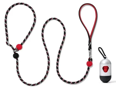 Produktbild von Anti-Ziehhund-Hundeleine mit Kotbeutelhalter