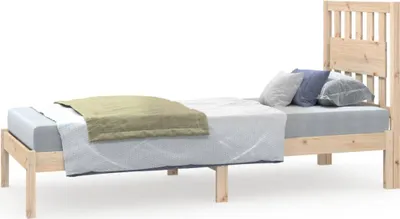 Productafbeelding van vidaXL Massief houten bed zonder matras