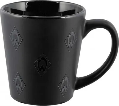 Produktbild von SV Werder Bremen Tasse Rauten schwarz