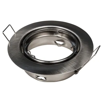 Produktbild von Einbaurahmen Einbaustrahler Einbauspot McShine "ER-87", Edelstahl gebürstet, Ø87mm, schwenkbar