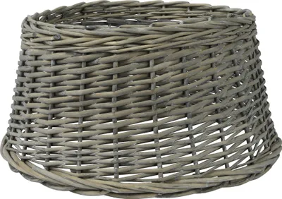 Produktbild von Weihnachtsbaumrock aus Weide 43x22cm 1 Stück Grau