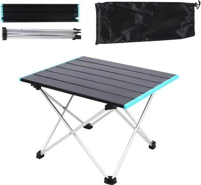 Image de Table de camping pliable en aluminium pour l'extérieur